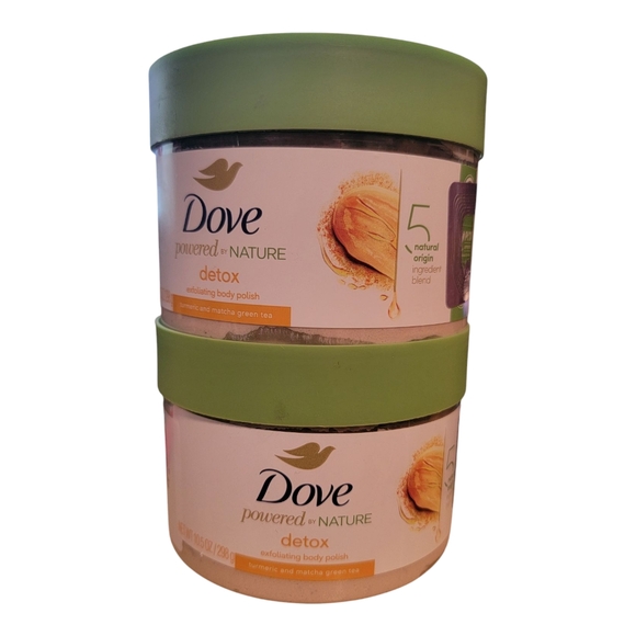 Dove Detox Exfoliating Body Polish Tumeric and Matcha Green Tea - Picture 1 of 5